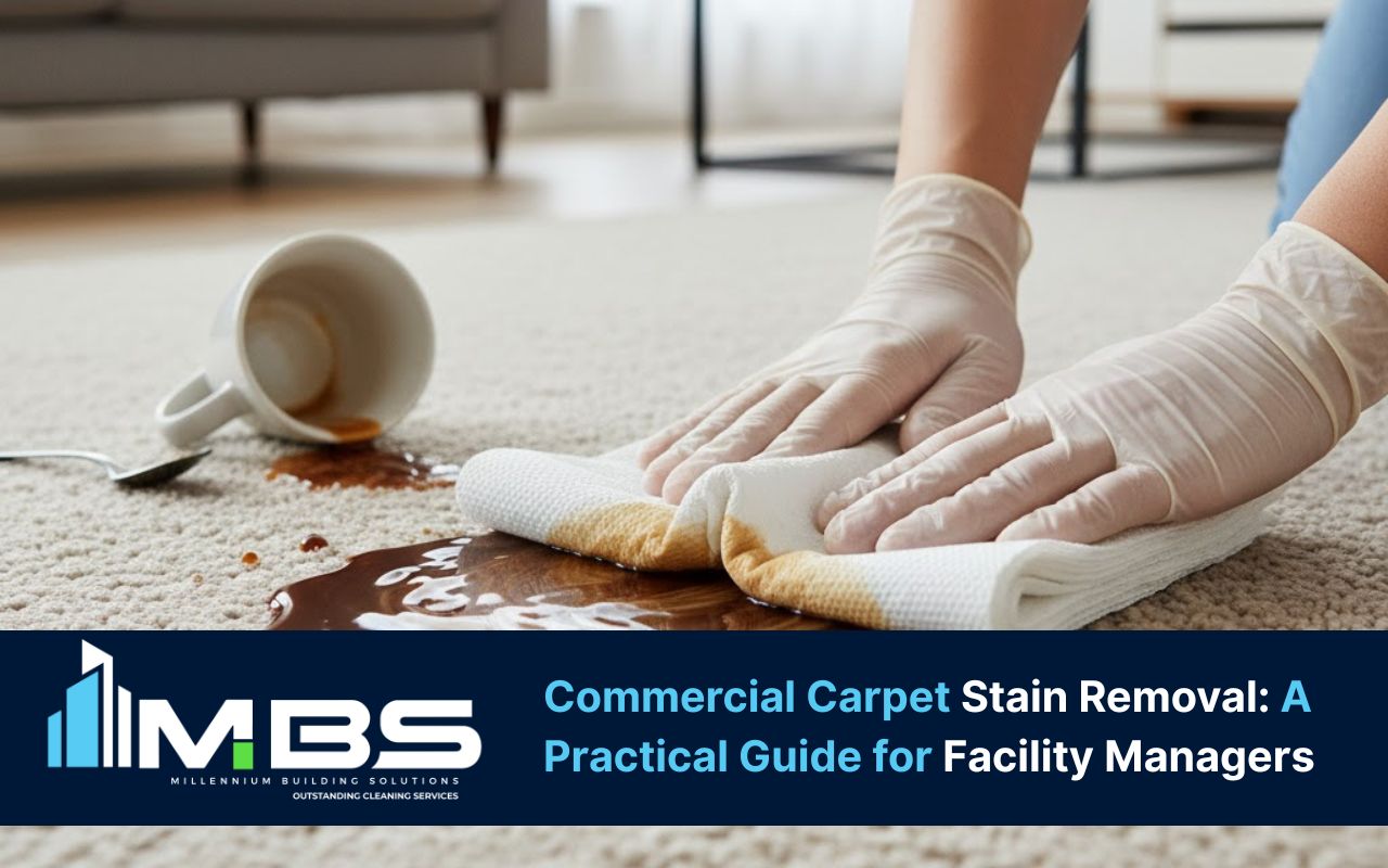 Coffee stain pre-treat steps in the Carpet Stain Removal Guide